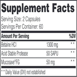 Betaine HCl Enzyme Science