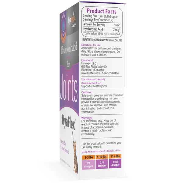 Hyaflex Liquid HA for Cats
Hyalogic