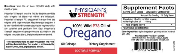 100% Wild Oil of Oregano Physician's Strength