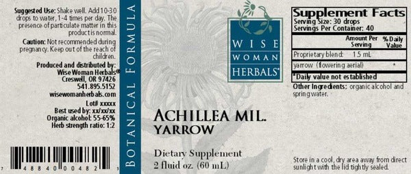 Achillea - yarrow Wise Woman Herbals