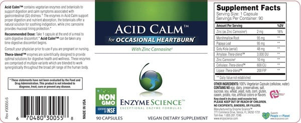 Acid Calm Enzyme Science