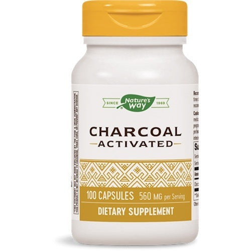 Activated Charcoal 560 mg Natures way