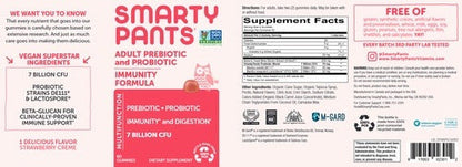 Adult Pro/PreBiotic Immunity SmartyPants Vitamins