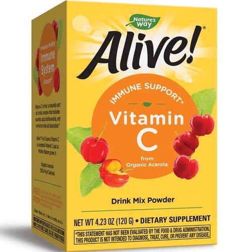 Alive Fruit Source Vitamin C Powder Natures way