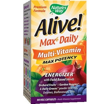 Alive Max6 Multi-Vitamin Capsules With Iron Natures way