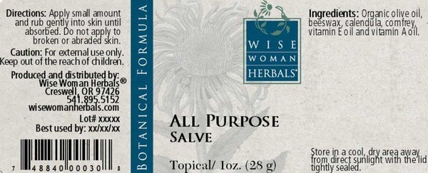 All Purpose Salve Wise Woman Herbals