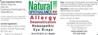Allergy Desensitization Eye Drops by Natural Ophthalmics, Inc [ 2