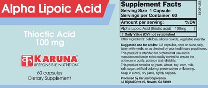 Alpha Lipoic Acid Karuna