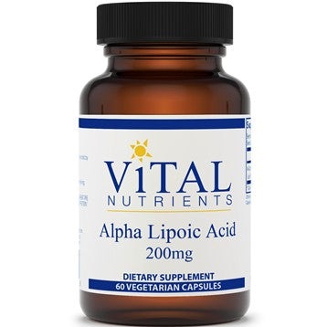Vital Nutrients Alpha Lipoic Acid 200mg - Helps Maintain Blood Sugar Levels in the Normal Range