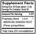 American Ginseng 2 fl oz Energique