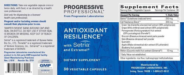 Antioxidant Resilience Progressive Labs