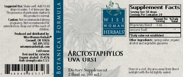 Arctostaphylos/uva ursi 4 oz Wise Woman Herbals