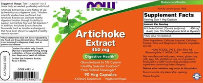 Artichoke Extract 450 mg NOW