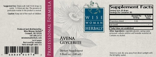 Avena Glycerite/oat Wise Woman Herbals
