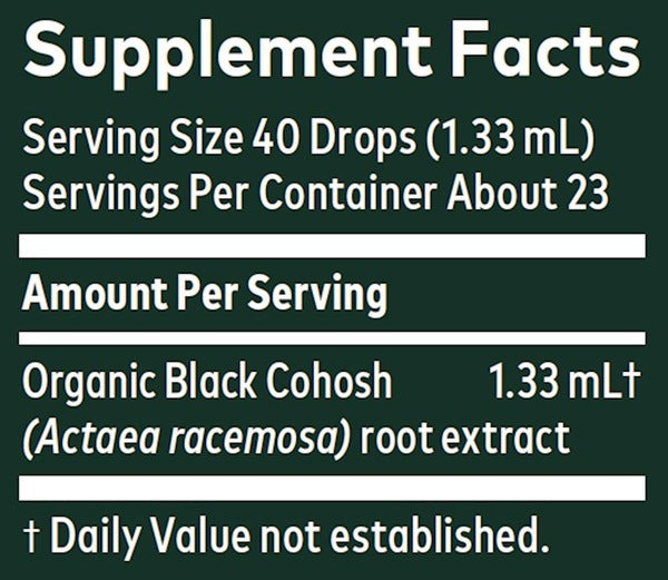 Black Cohosh Root Gaia Herbs