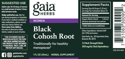 Black Cohosh Root Gaia Herbs