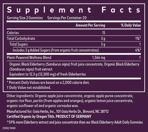 Black Elderberry ES Gaia Herbs