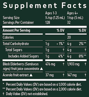 Black Elderberry Syrup Gaia Herbs