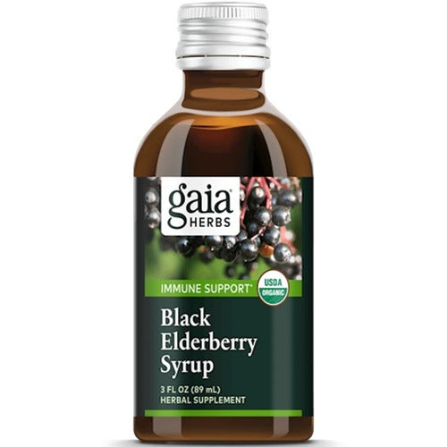 Black Elderberry Syrup Gaia Herbs