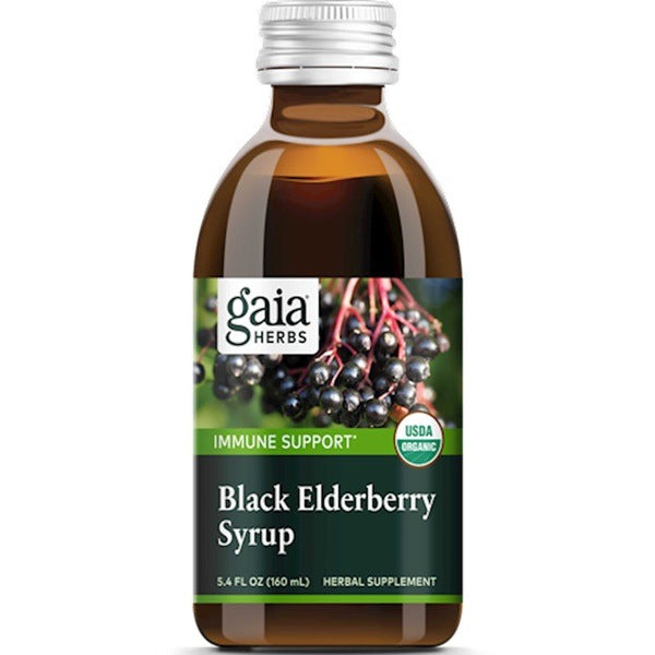 Black Elderberry Syrup Gaia Herbs