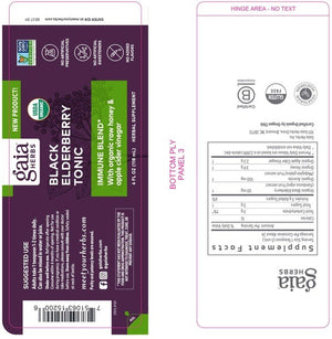 Black Elderberry Tonic Gaia Herbs