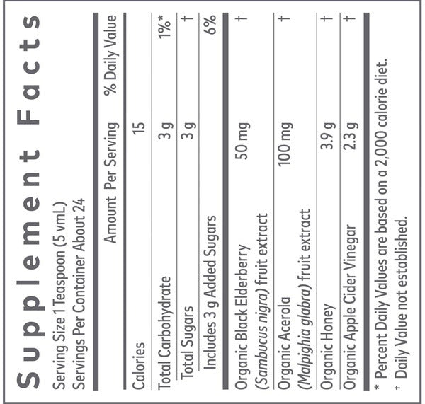 Black Elderberry Tonic Gaia Herbs