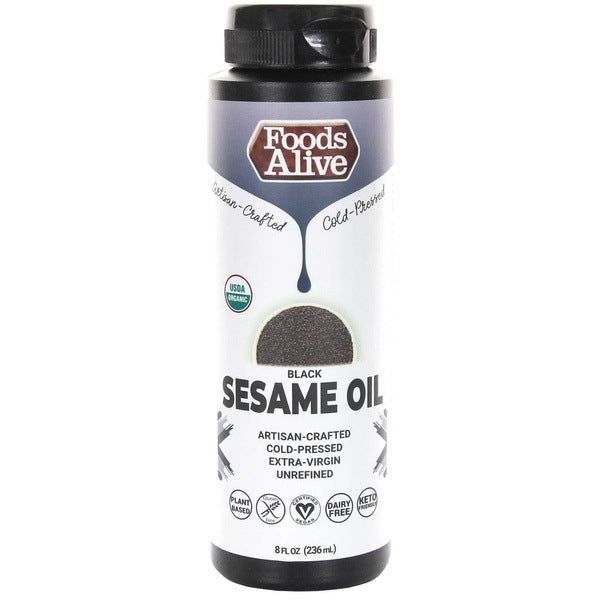 Black Sesame Seed Oil Organic Foods Alive