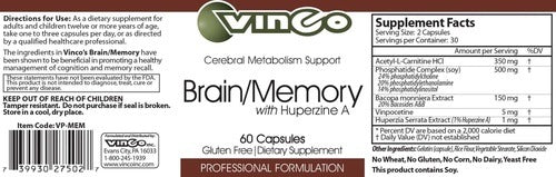 Brain Memory Vinco