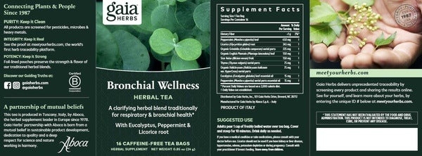 Bronchial Wellness Herbal Tea Gaia Herbs