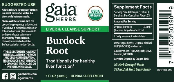 Burdock Root Gaia Herbs