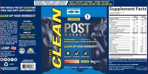 CLEANfit Post Workout Trace Minerals Research