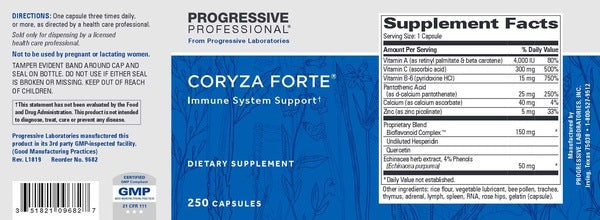 CORYZA FORTE Progressive Labs