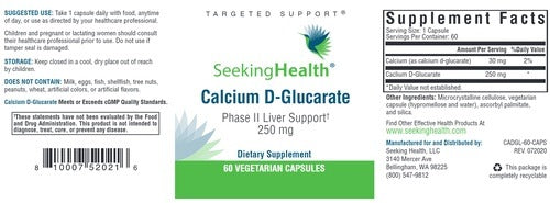 Calcium D-Glucarate Seeking Health