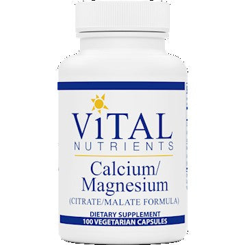 Vital Nutrients Calcium Magnesium Citrate-Malate Formula - Support Overall Well-Being