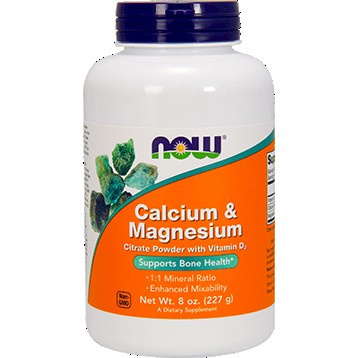 Calcium & Magnesium Powder NOW