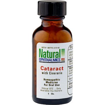 Cataract with Cineraria Pellets Natural Ophthalmics, Inc