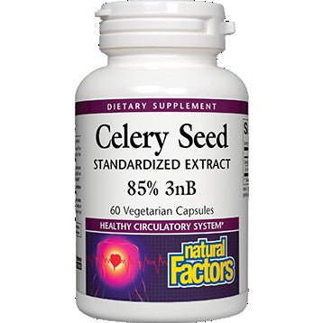 Natural factors Celery Seed Extract - supports circulatory health, lowers fat