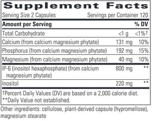 Integrative Therapeutics Cellular Forte with IP-6 & Inositol - Ingredients