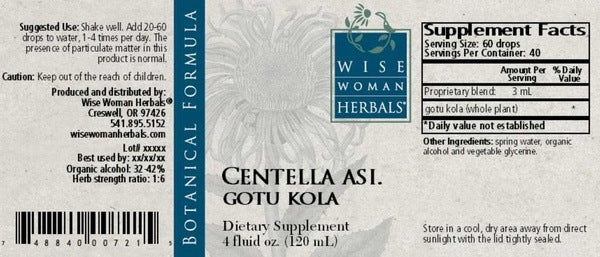Centella asiatica - gotu kola Wise Woman Herbals