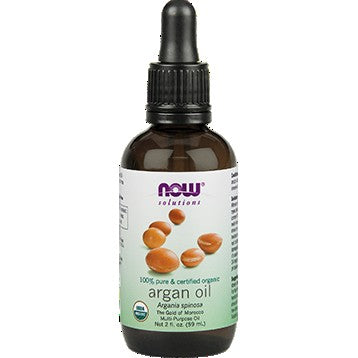 Certified Organic Argan Oil, 100% Pure NOW