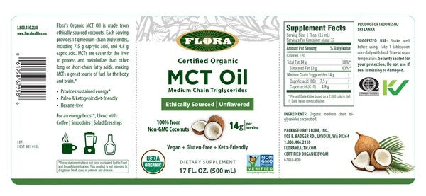 Certified Organic MCT Oil Nutriessential.com