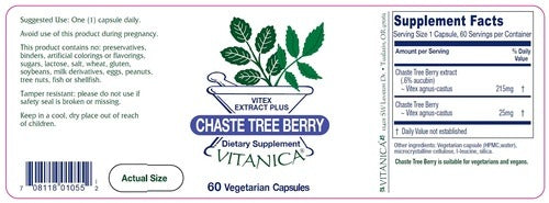 Chaste Tree Berry Vitanica