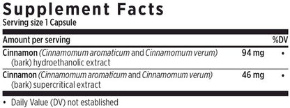 Ingredients of Cinnamon Force 30 liquid dietary supplement - cinnamon, extra-virgin olive oil