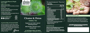 Cleanse & Detox Herbal Tea Gaia Herbs