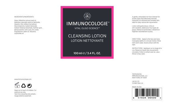 Cleansing Lotion Immunocologie Skincare
