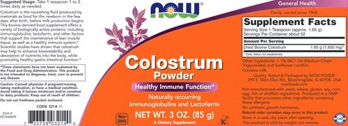 Colostrum 100% Pure Powder NOW