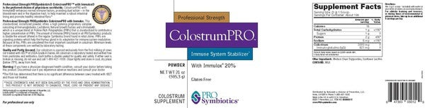 ColostrumPro w/Immulox Powder Pro Symbiotics