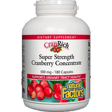 Natural factors CranRich  - supports urinary tract health, enhances vision, supports antioxidants