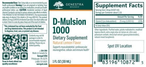 D-Mulsion 1000 (Citrus) Genestra