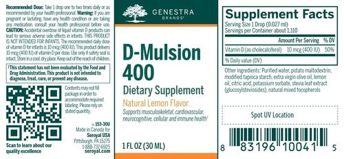 D-Mulsion 400(Citrus) Genestra